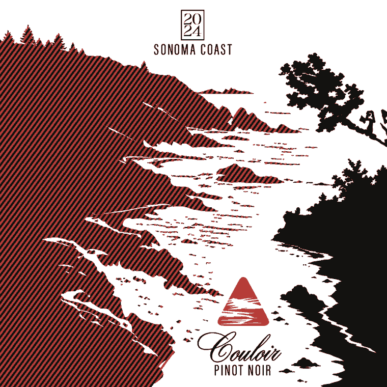 Couloir 2024 Sonoma Coast Pinot Noir label